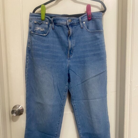 Madewell Perfect Vintage Straight Crop Jean in Montville Wash - Picture 1 of 7